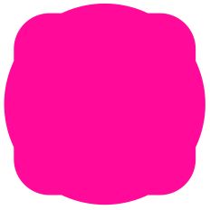 Puffy Square Background Shape