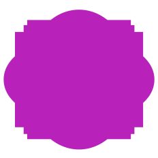 Fancy Artisan Label Background Shape