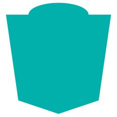 Fancy Shield Background Shape