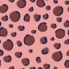 Seamless Pattern Grunge Dots on Pink