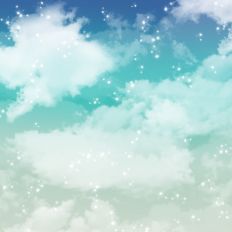 Ombre Cloudy Sky Background Pattern