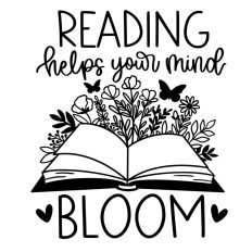 reading helps your mind bloom