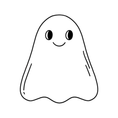 Cute Little Ghosts Print and Cut