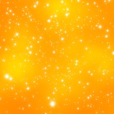 Yellow Starlight Glow Background Pattern