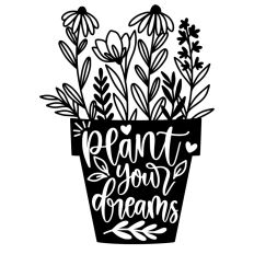 plant your dreams wildflower pot 1