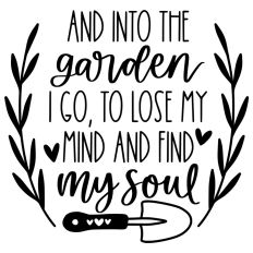 and into the garden i go