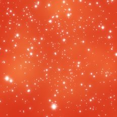Orange Starlight Glow Background Pattern