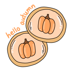 hello autumn sticker