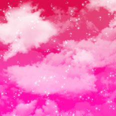 Red and Pink Ombre Clouds Background Pattern