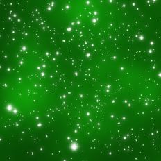 Green Starlight Glow Background Pattern