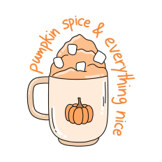 pumpkin spice and everything nice sticker