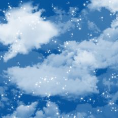 Blue Cloudy Sky Background Pattern