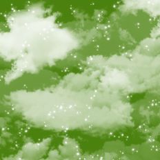 Green Cloudy Sky Background Pattern