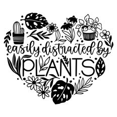 easily distracted by plants heart