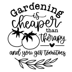 gardening is cheaper than therapy 1