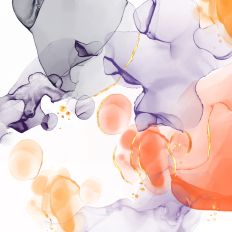 Halloween Alcohol Ink and Gold Foil Background