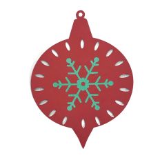 Christmas Bauble 3D Gift Card Holder 2