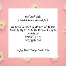 Laid back Sally An Ornamental Script Font