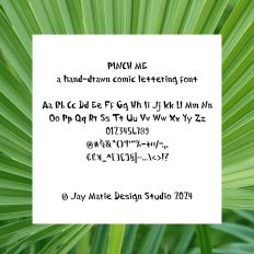 Pinch Me Hand Drawn Comic Letters Font