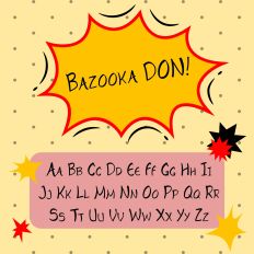 Bazooka DON! A Fun and Lively Hand Drawn Comic Font