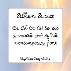 Silken Script A Smooth and Fancy Modern Font