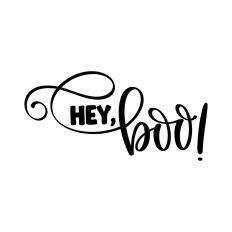 Hey Boo! Halloween Greeting