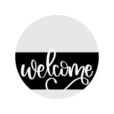 Welcome Door Hanger