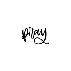 Pray - Christian Design