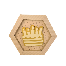 birthday cake frame