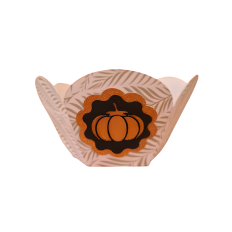 basket with pumpkin