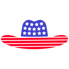USA CowBoy Hat