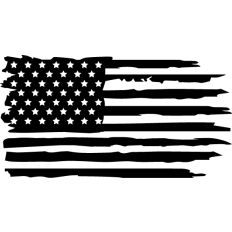 Distressed USA flag