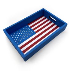 USA Flag Serving Tray