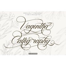 Vagentha Calligraphy Font