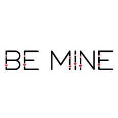 Be Mine with hearts