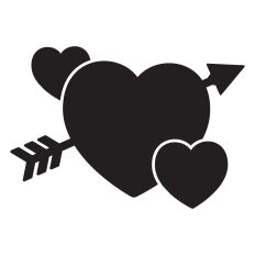 Hearts with Arrow