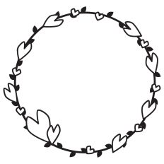 Hearts frame