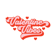Valentine Vibes SVG | Valentine's Day SVG | Love SVG