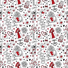 Valentines day pattern