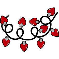 simple hearts string