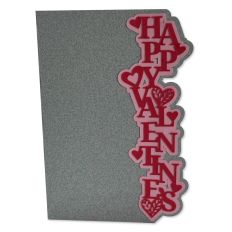 Valentine's Day Edge Cut Card, 3.5x5"