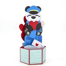 Valentine Panda Pop Up Card