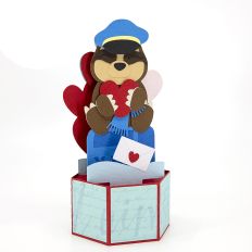 Valentine Sloth Pop Up Card