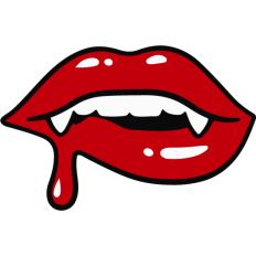 sexy vampire mouth