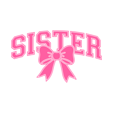 Sister SVG | Coquette SVG | Bow SVG