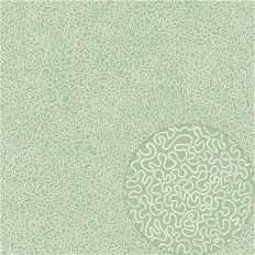 VERMICULAR GREEN WORM LIKE SQUIGGLY LINART NO REPEAT – RABEA