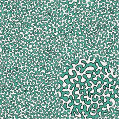 OUTLINED GREEN VERMICULARS NO REPEAT – RABEA BILZ
