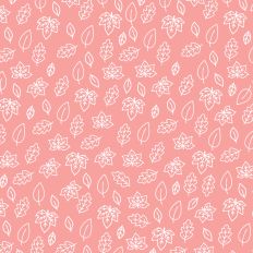 Vintage Pink Fall Leaves