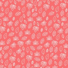 Vintage Red Fall Leaves