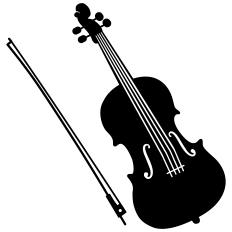 Viola Silhouette